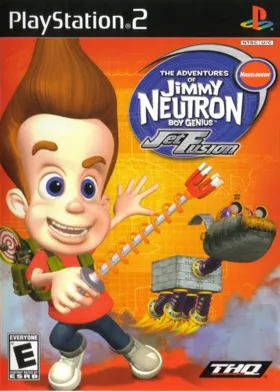 Nickelodeon Jimmy Neutron-  Boy Genius - Jet Fusion box cover front